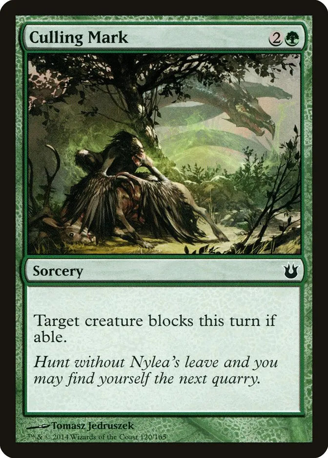 2014 Born of the Gods Culling Mark common #120 unlisted card image
