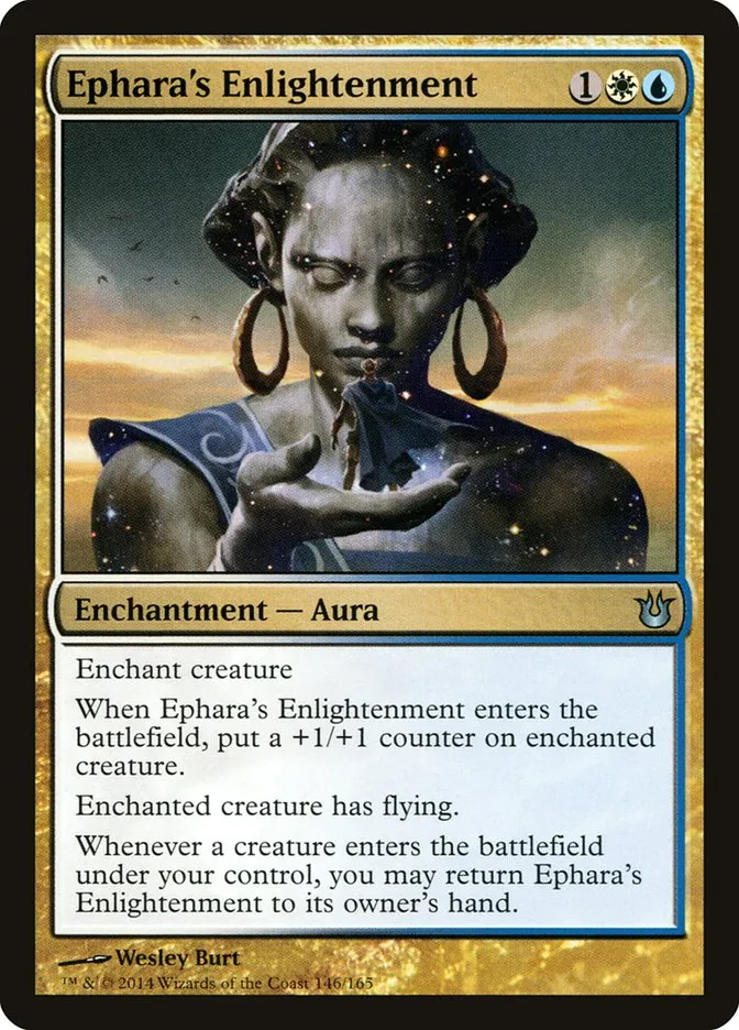 2014 Born of the Gods Ephara's Enlightenment uncommon #146 unlisted card image