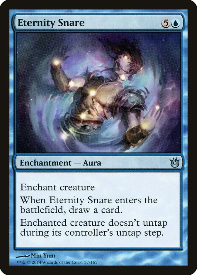 2014 Born of the Gods Eternity Snare uncommon #37 unlisted card image