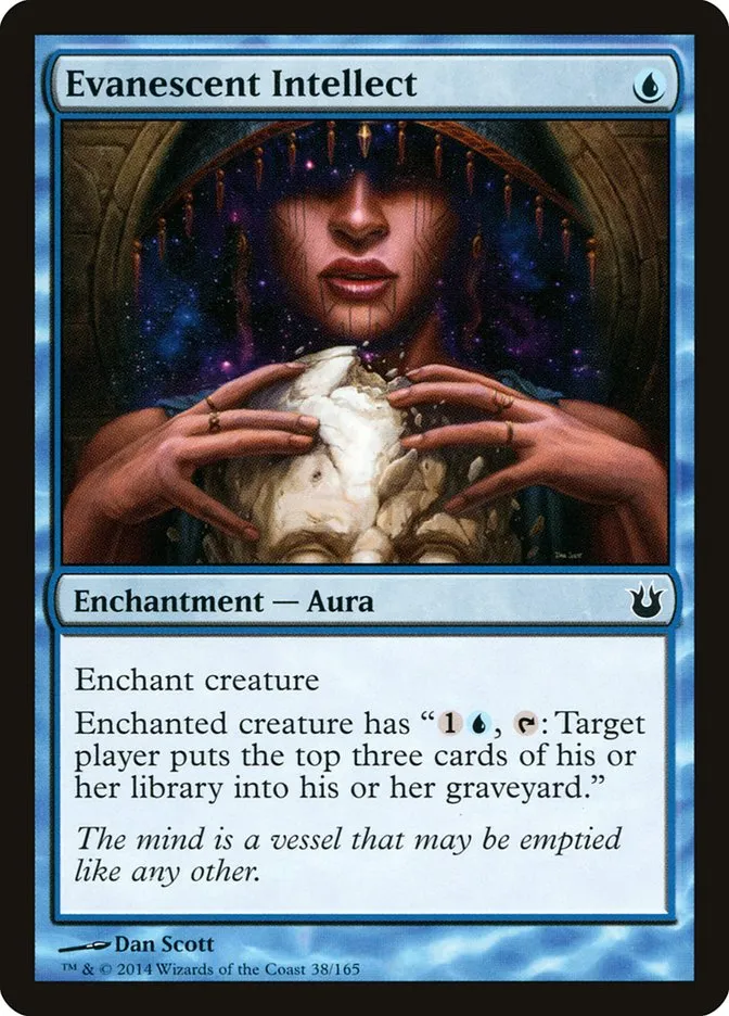 2014 Born of the Gods Evanescent Intellect common #38 unlisted card image