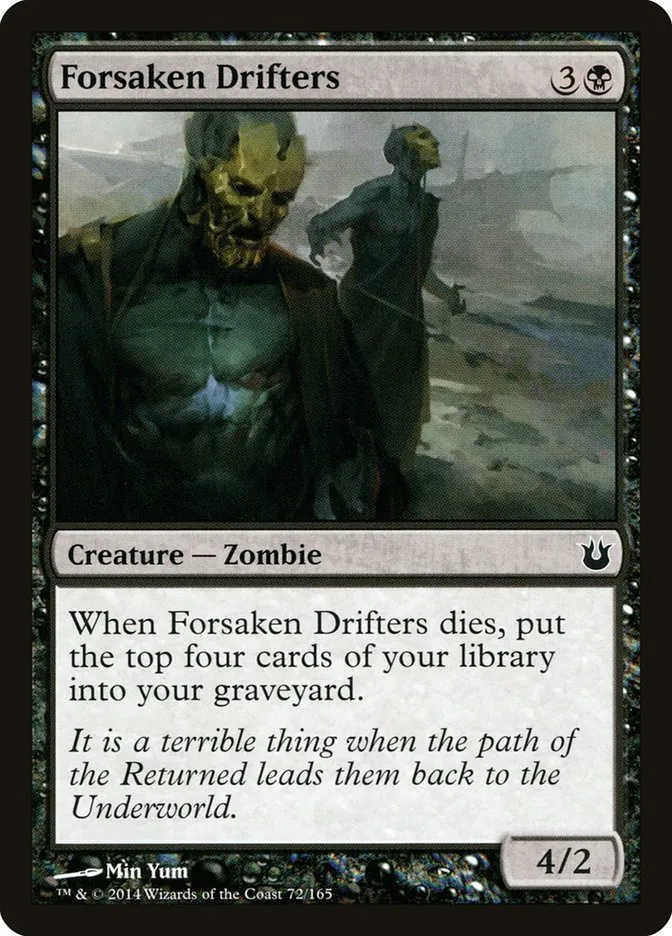 2014 Born of the Gods Forsaken Drifters common #72 unlisted card image