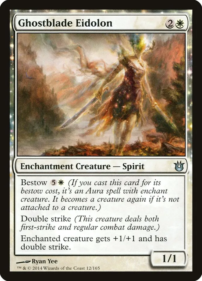 2014 Born of the Gods Ghostblade Eidolon uncommon #12 unlisted card image