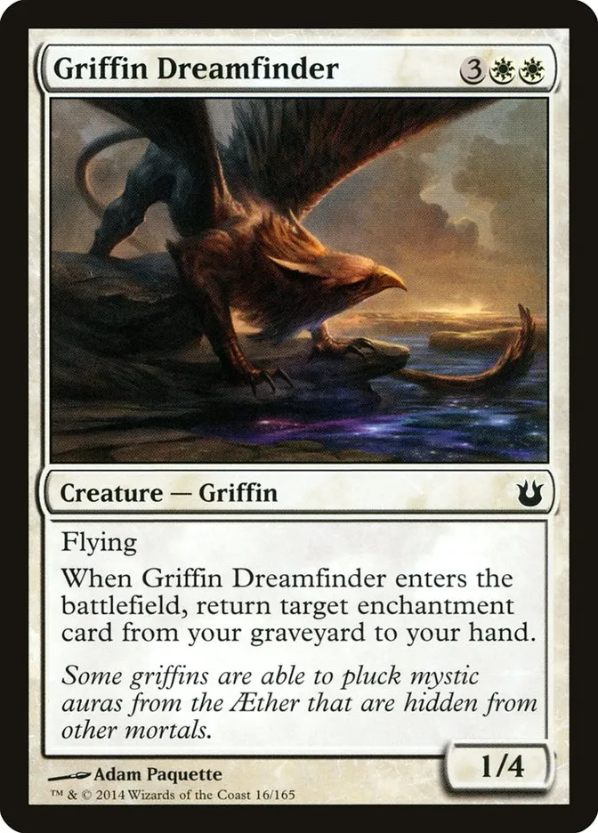 2014 Born of the Gods Griffin Dreamfinder common #16 unlisted card image