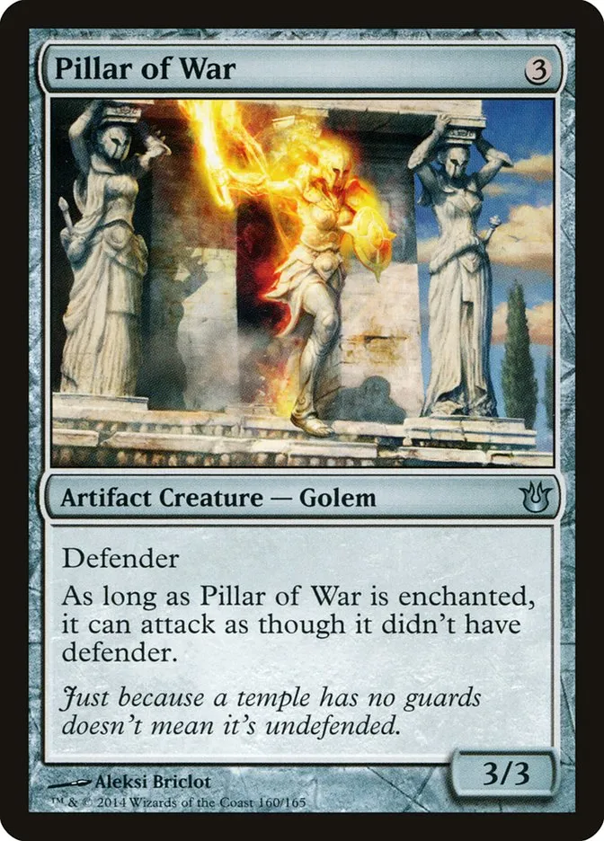 2014 Born of the Gods Pillar of War uncommon #160 unlisted card image