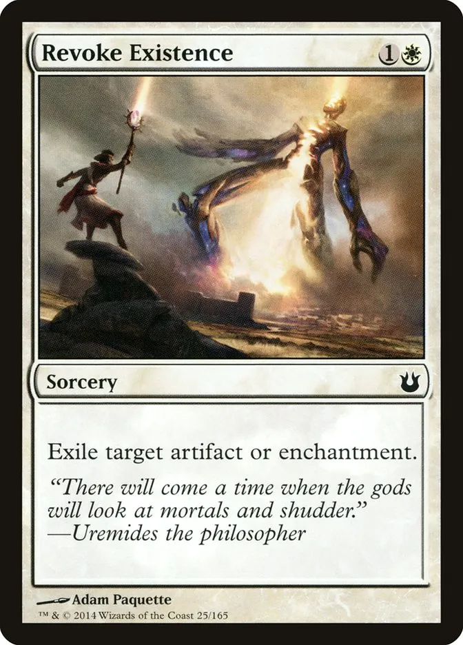 2014 Born of the Gods Revoke Existence common #25 unlisted card image