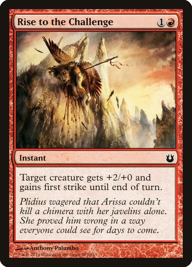 2014 Born of the Gods Rise to the Challenge common #107 unlisted card image