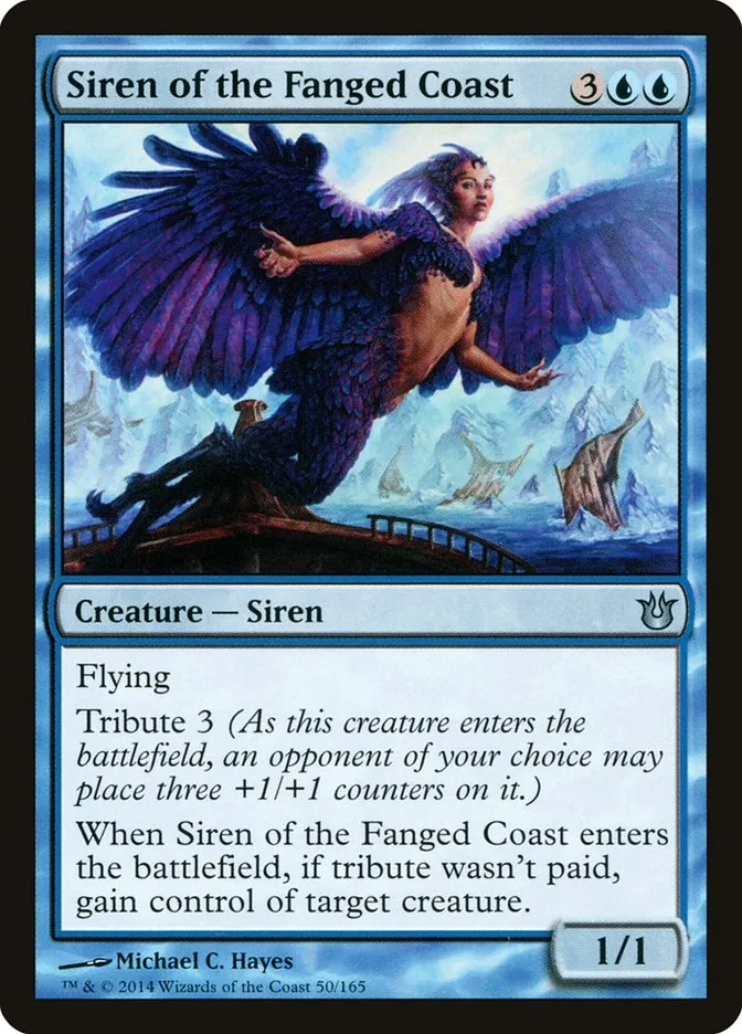 2014 Born of the Gods Siren of the Fanged Coast uncommon #50 unlisted card image