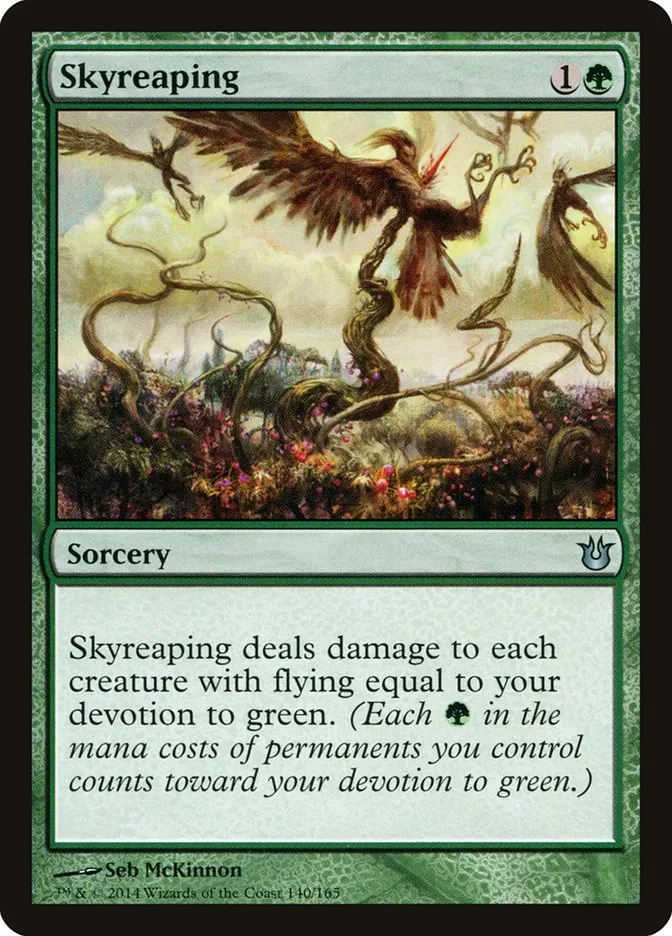 2014 Born of the Gods Skyreaping uncommon #140 unlisted card image