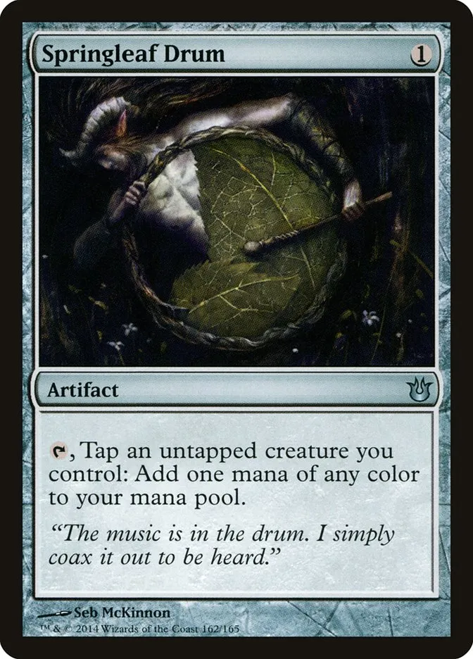 2014 Born of the Gods Springleaf Drum uncommon #162 unlisted card image