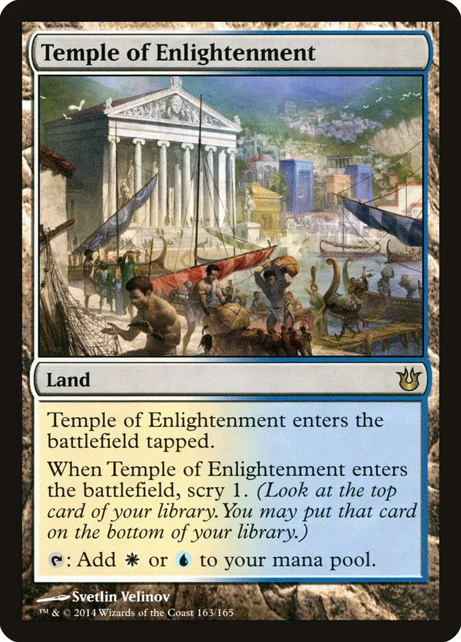 2014 Born of the Gods Temple of Enlightenment rare #163 unlisted card image