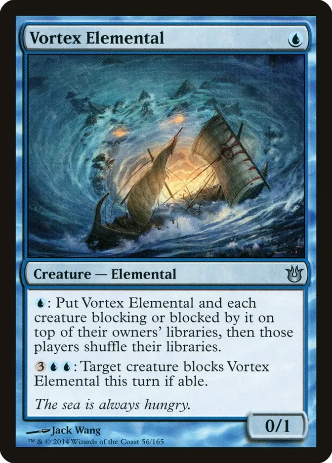 2014 Born of the Gods Vortex Elemental uncommon #56 unlisted card image
