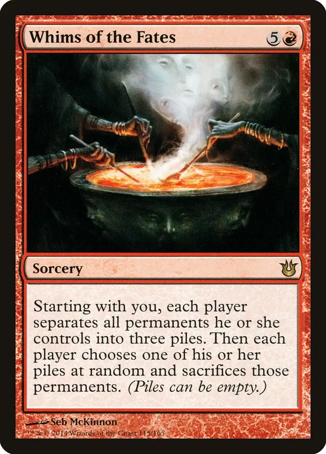 2014 Born of the Gods Whims of the Fates rare #115 unlisted card image