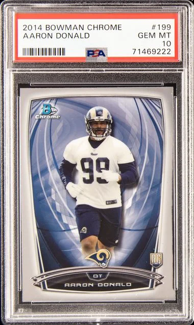 2014 Bowman Chrome Aaron Donald #199 card image