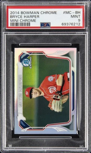 2014 Bowman Chrome Bryce Harper Mini Chrome #MC-BH card image