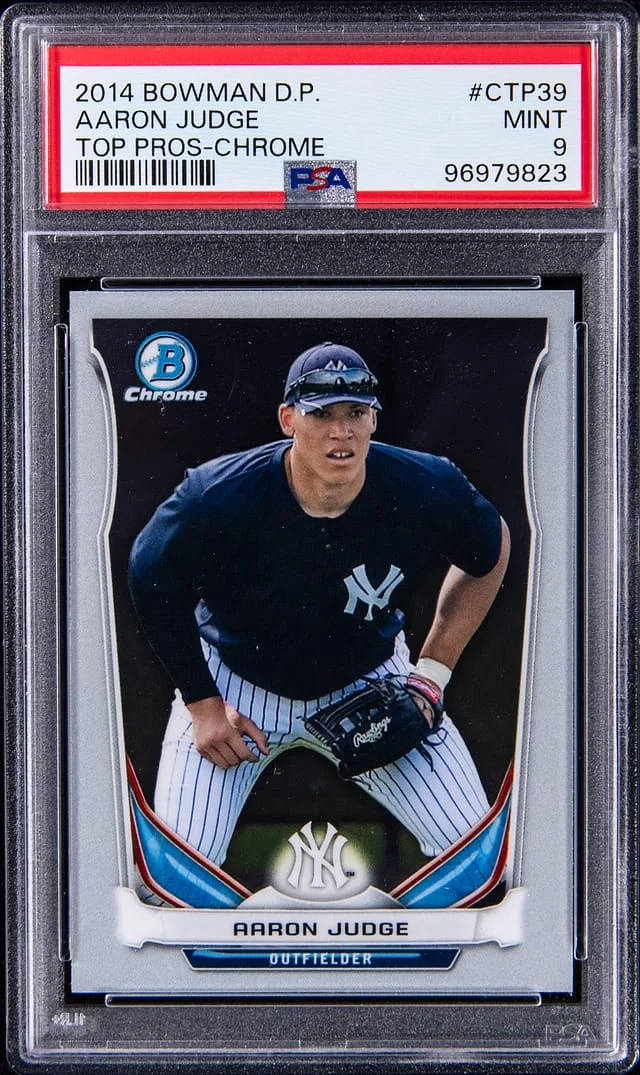2014 Bowman Chrome Draft Aaron Judge Picks Top Prospects #CTP-39 card image