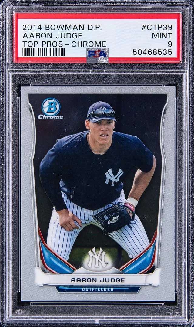 2014 Bowman Chrome Draft Aaron Judge Picks Top Prospects Refractor #CTP39 card image