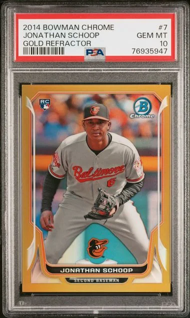 2014 Bowman Chrome Jonathan Schoop #7 card image