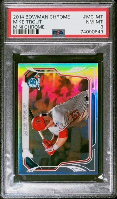 2014 Bowman Chrome Mike Trout Mini #MC-MT card image