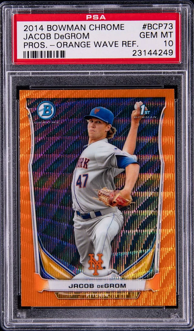 2014 Bowman Chrome Prospects Jacob Degrom #Bcp73 card image