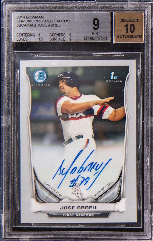 2014 Bowman Chrome Prospects Jose Abreu Autograph #BCAP-JAB card image