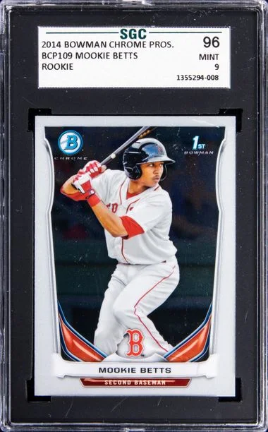 2014 Bowman Chrome Prospects Mookie Betts #BCP109 card image