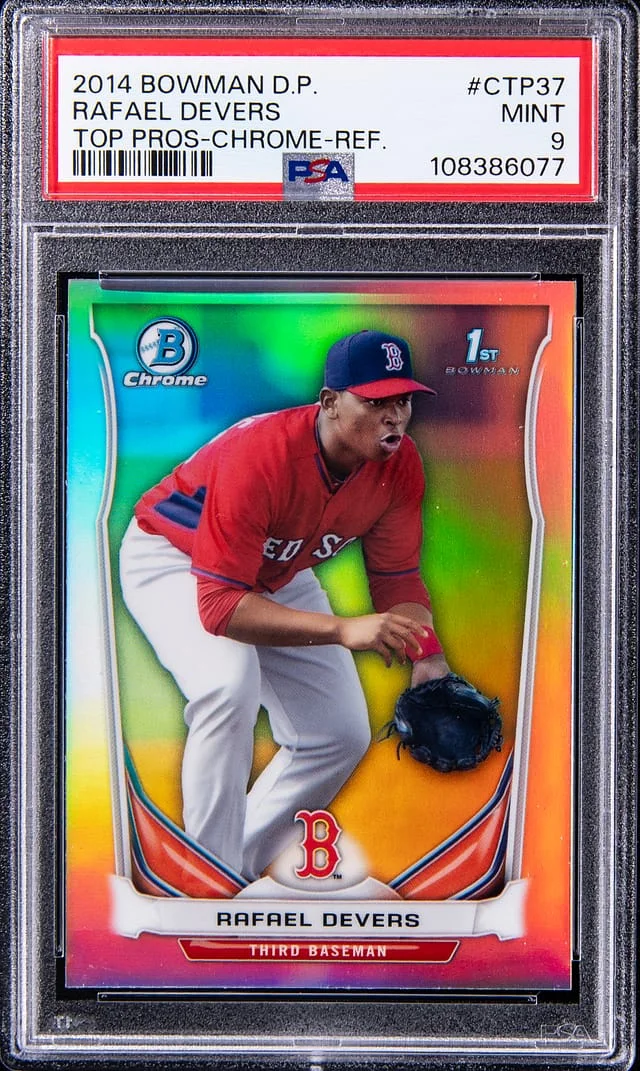 2014 Bowman Chrome Rafael Devers Top Prospects Refractor #CTP-37 card image