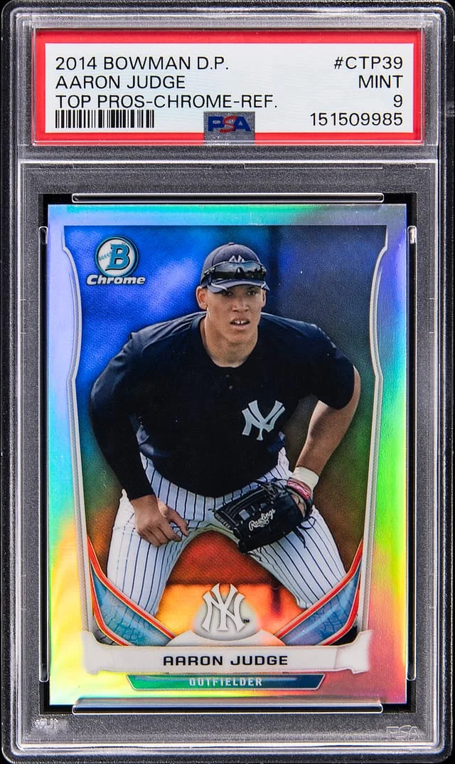 2014 Bowman Draft Aaron Judge Top Prospect-Chrome Refractor #CTP-39 card image