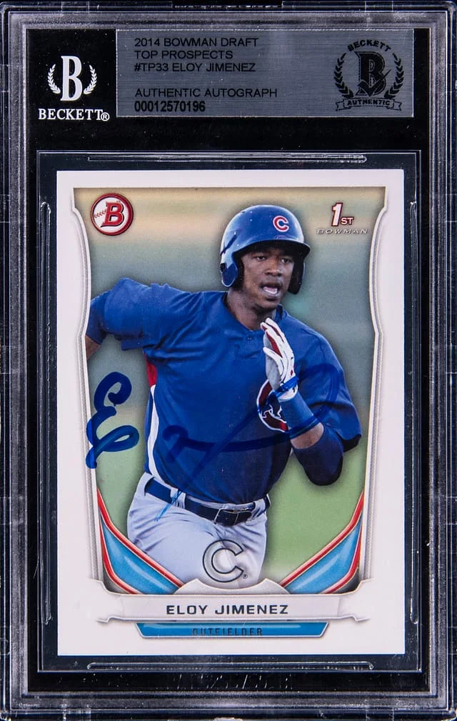 2014 Bowman Draft Eloy Jimenez Top Prospects #TP-33 card image