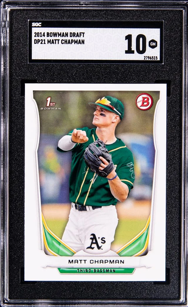 2014 Bowman Draft Matt Chapman #DP21 card image