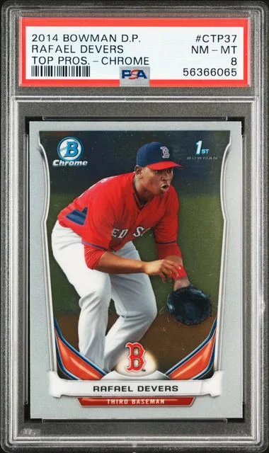 2014 Bowman Draft Picks Rafael Devers Top Prospects #CTP37 card image