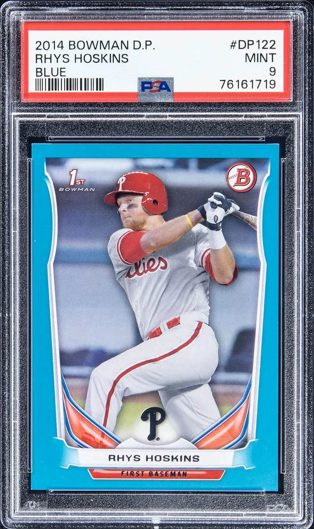 2014 Bowman Draft Picks Rhys Hoskins Silver Ice #DP122 card image