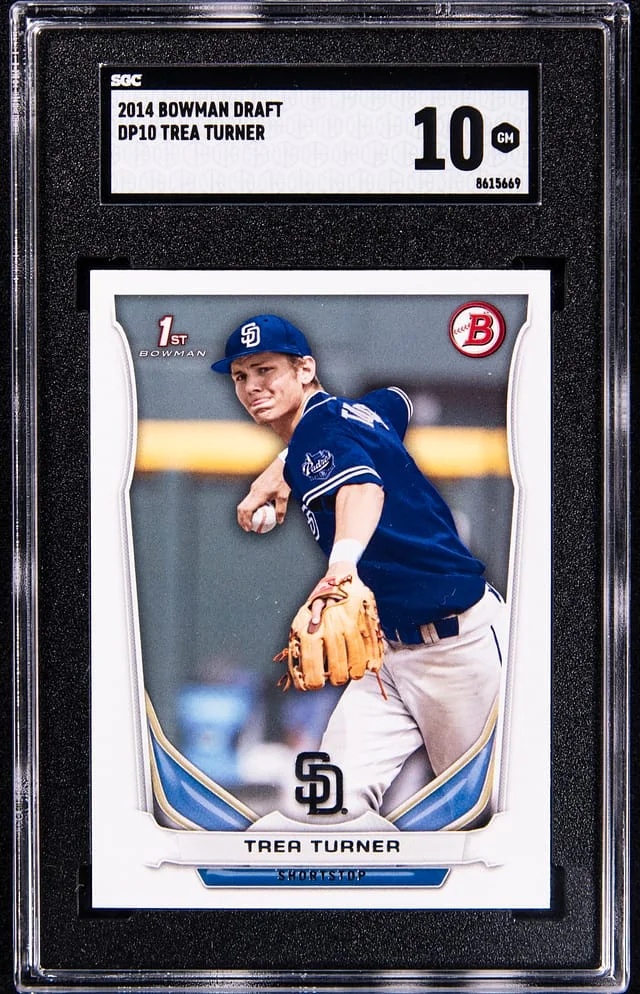 2014 Bowman Draft Trea Turner #DP10 card image
