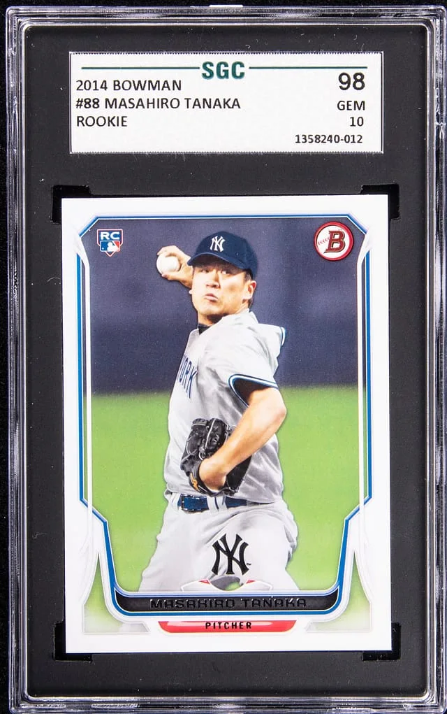 2014 Bowman Masahiro Tanaka #88 card image