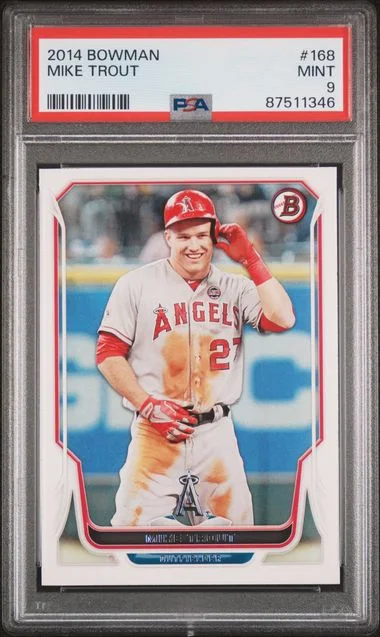 2014 Bowman Mike Trout #168 card image