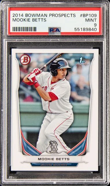 2014 Bowman Mookie Betts Prospects #Bp109 card image