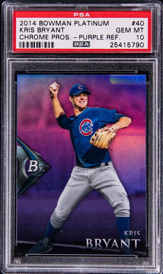 2014 Bowman Platinum Kris Bryant Chrome Prospects SuperFractor #BPCP40 card image