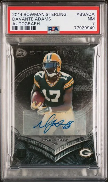 2014 Bowman Sterling Davante Adams Autograph #BSADA card image