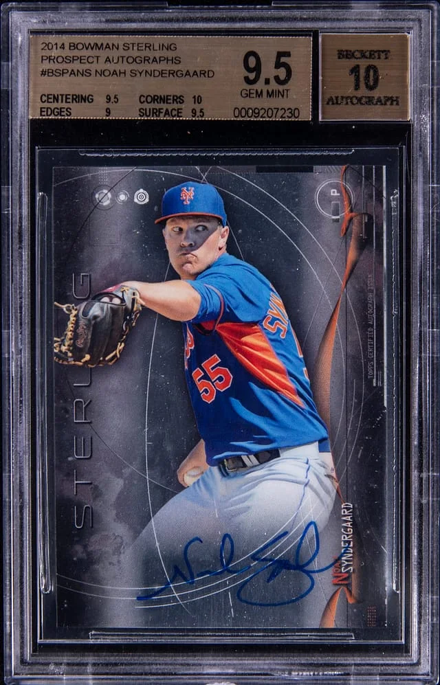 2014 Bowman Sterling Noah Syndergaard Prospect Autographs #PSPA-NS card image