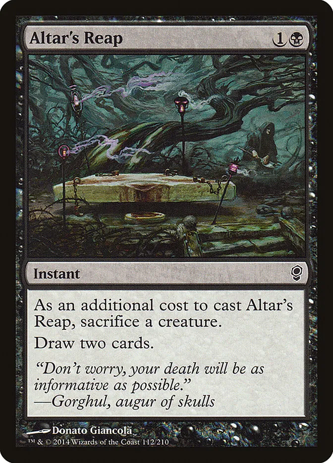 2014 Conspiracy Altar's Reap common #112 unlisted card image