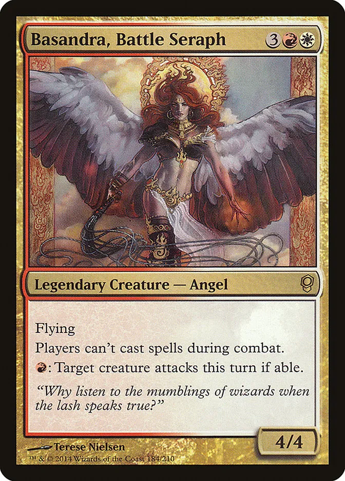 2014 Conspiracy Basandra, Battle Seraph rare #184 unlisted card image