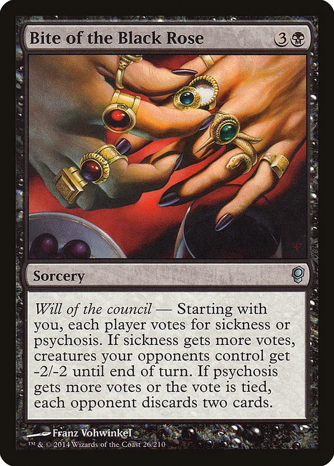 2014 Conspiracy Bite of the Black Rose uncommon #26 unlisted card image
