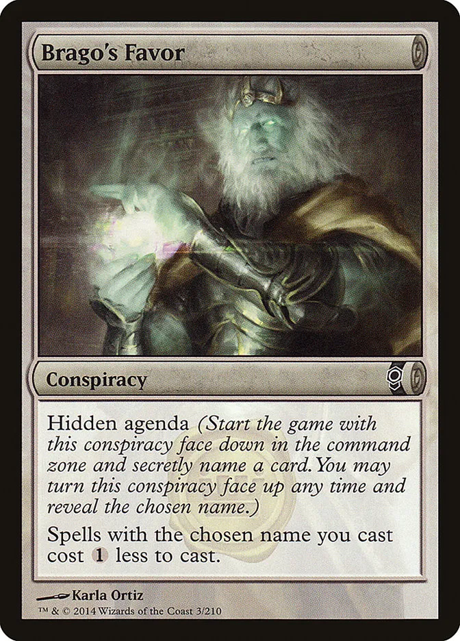 2014 Conspiracy Brago's Favor common #3 unlisted card image