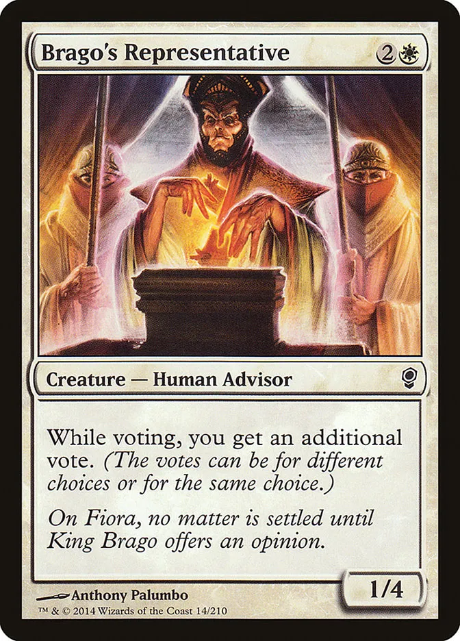 2014 Conspiracy Brago's Representative common #14 unlisted card image
