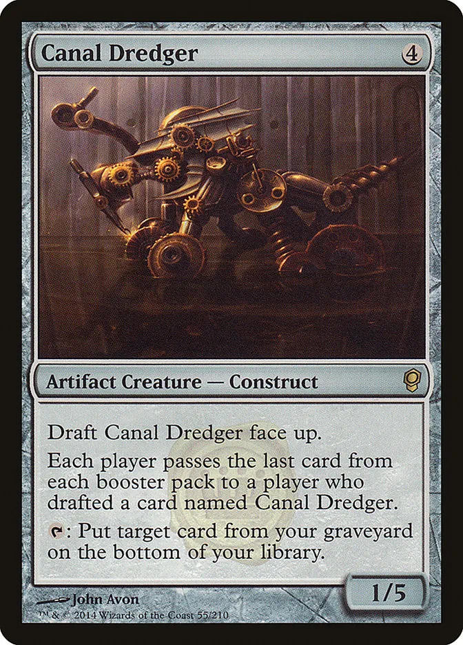 2014 Conspiracy Canal Dredger rare #55 unlisted card image