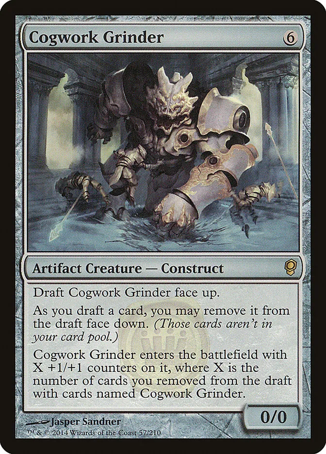 2014 Conspiracy Cogwork Grinder rare #57 unlisted card image