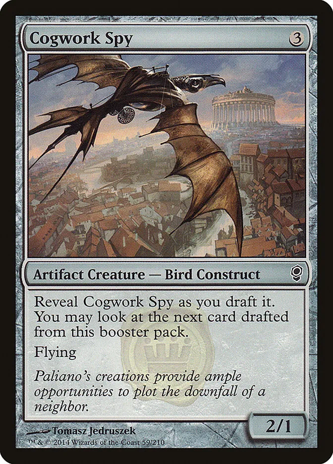 2014 Conspiracy Cogwork Spy common #59 unlisted card image