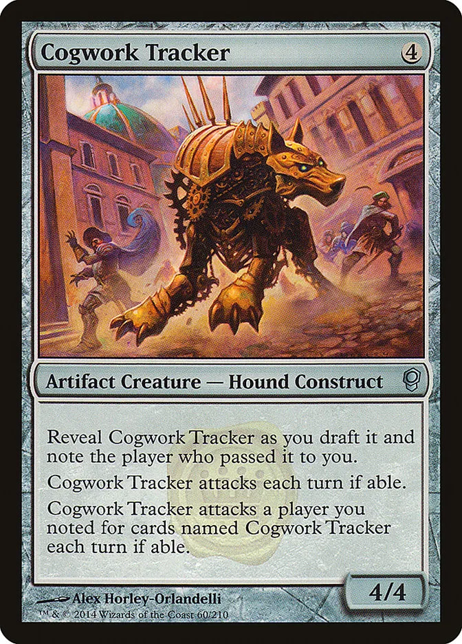 2014 Conspiracy Cogwork Tracker uncommon #60 unlisted card image