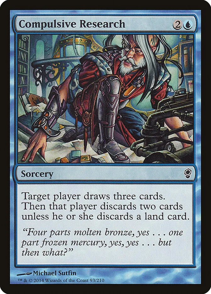 2014 Conspiracy Compulsive Research common #93 unlisted card image