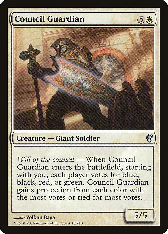 2014 Conspiracy Council Guardian uncommon #15 unlisted card image