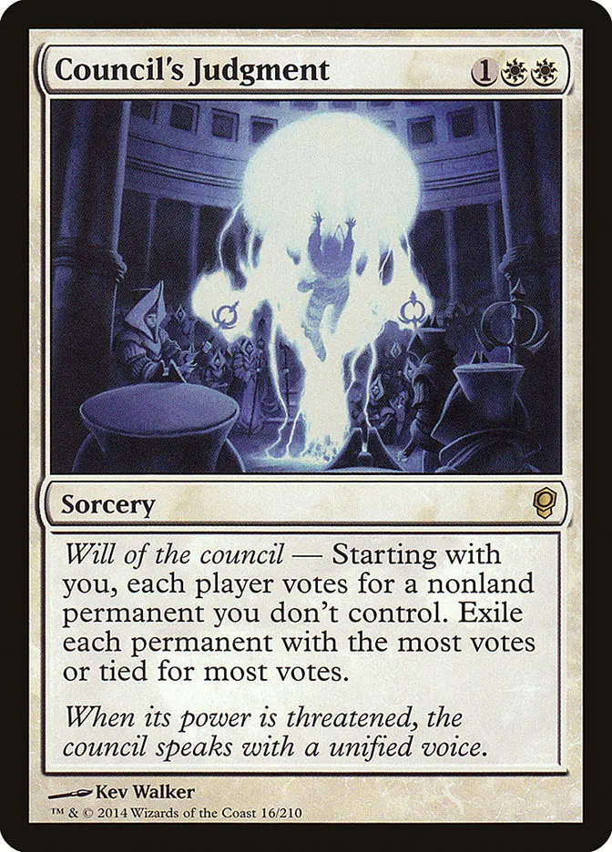 2014 Conspiracy Council's Judgment rare #16 unlisted card image